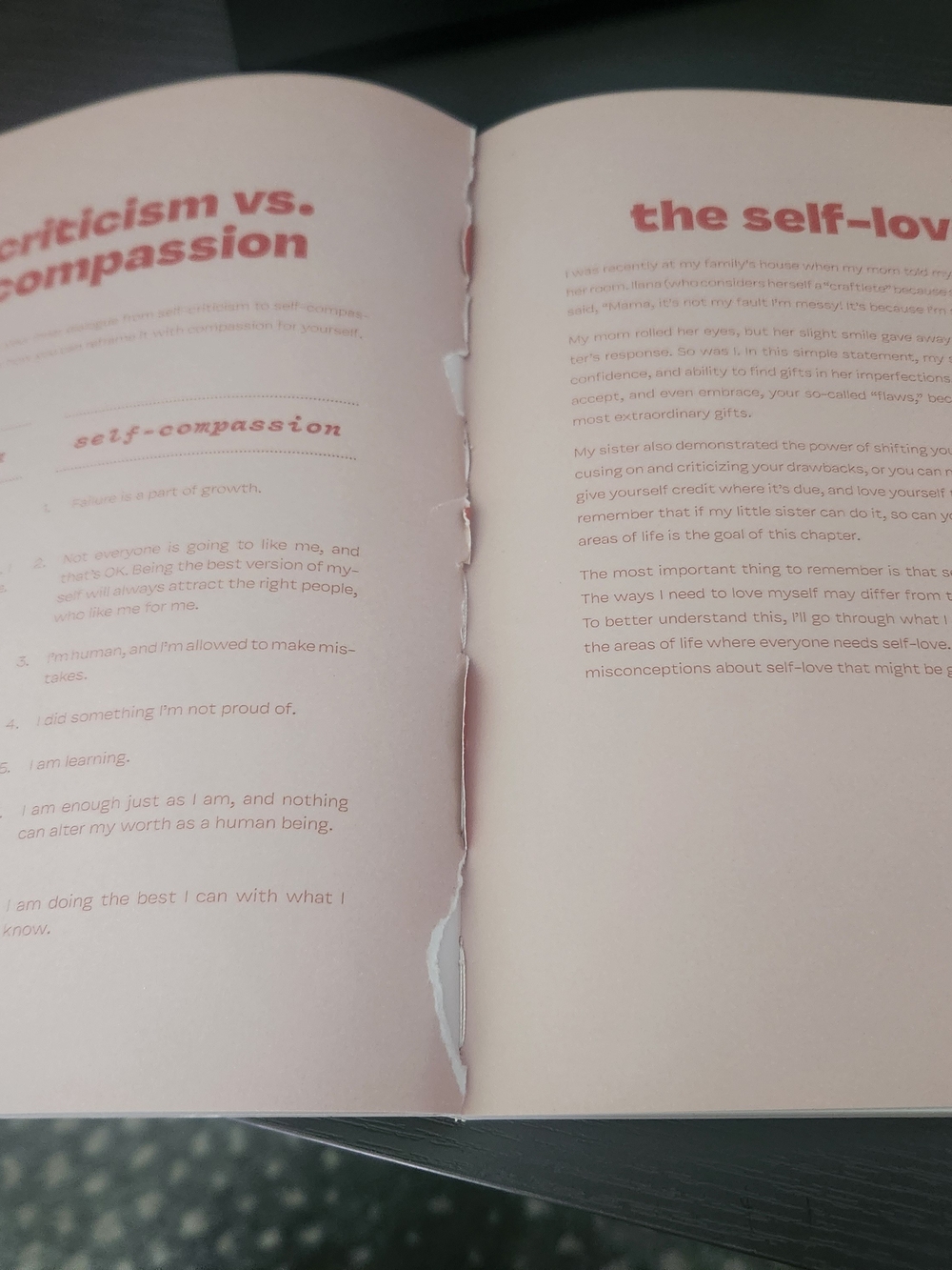 the gift of self-love Workbook - Red Cover- Preloved - Picture 4 of 7